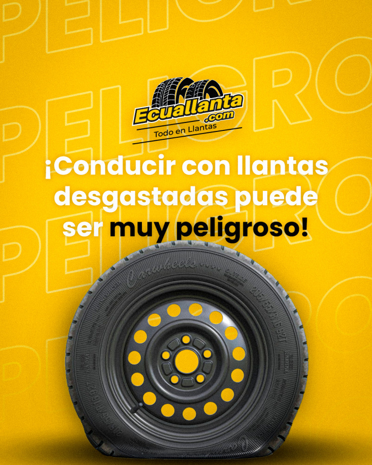 ¡Conducir con llantas desgastadas puede ser muy peligroso! Estos son los Riesgos