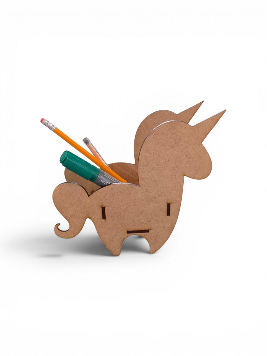 PORTALAPICES DE UNICORNIO